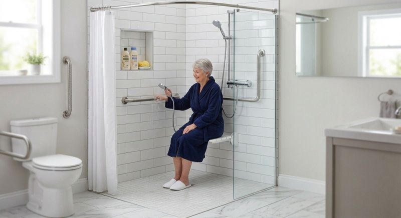 Senior Shower Installation in Doylestown, PA